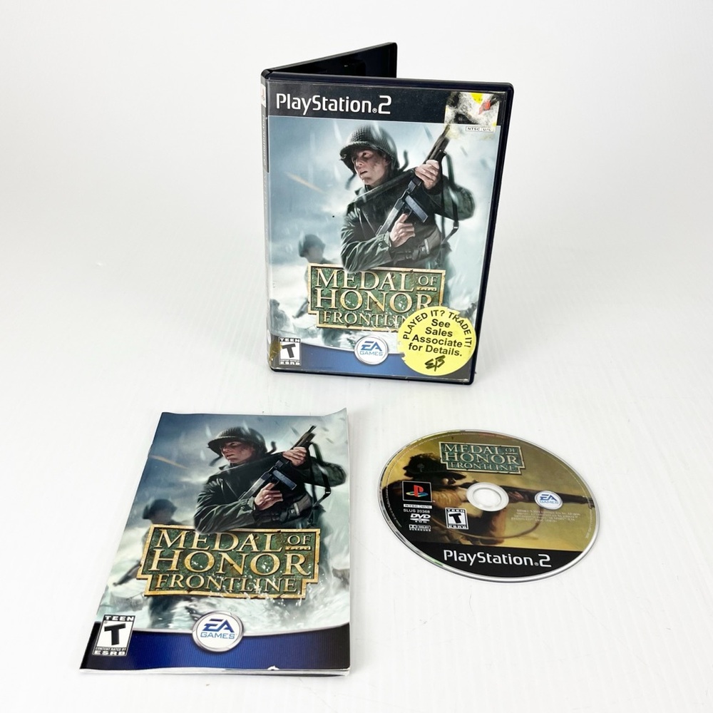 Medal of Honor Frontline Video Game for Sony PlayStation 2 PS2 Complete